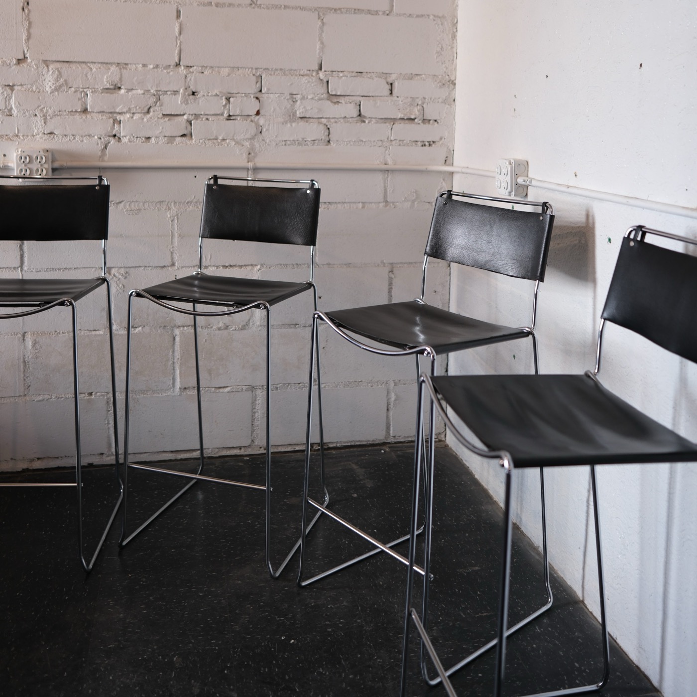Belotti-style stools, set of 4